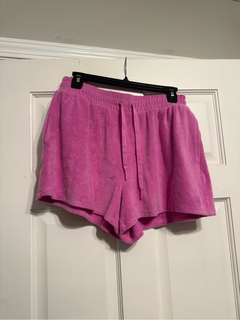 Victoria's Secret Pink Terry Lounge Shorts. Size medium